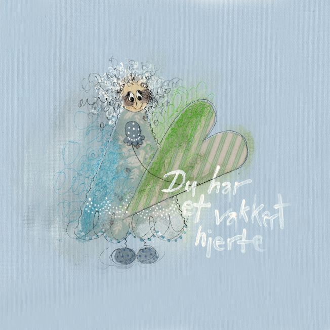 Du har et vakkert hjerte, blå