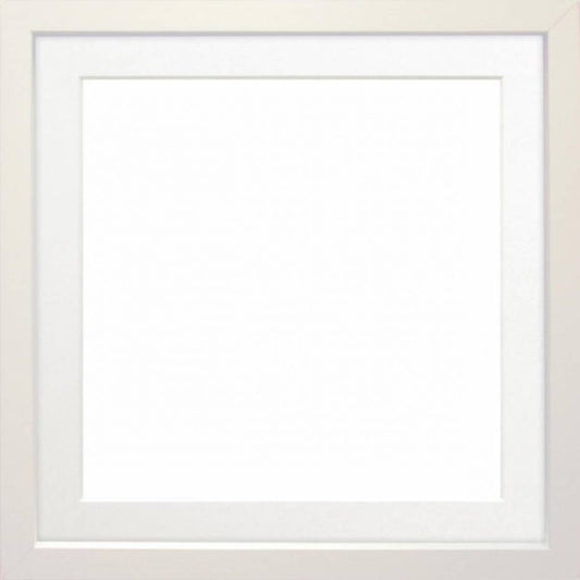Innramming hvit ramme 40x40 (til kunsttrykk 23x23)