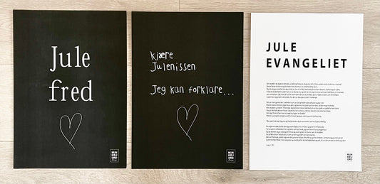 PAKKETILBUD 3 PK! Juleplakater