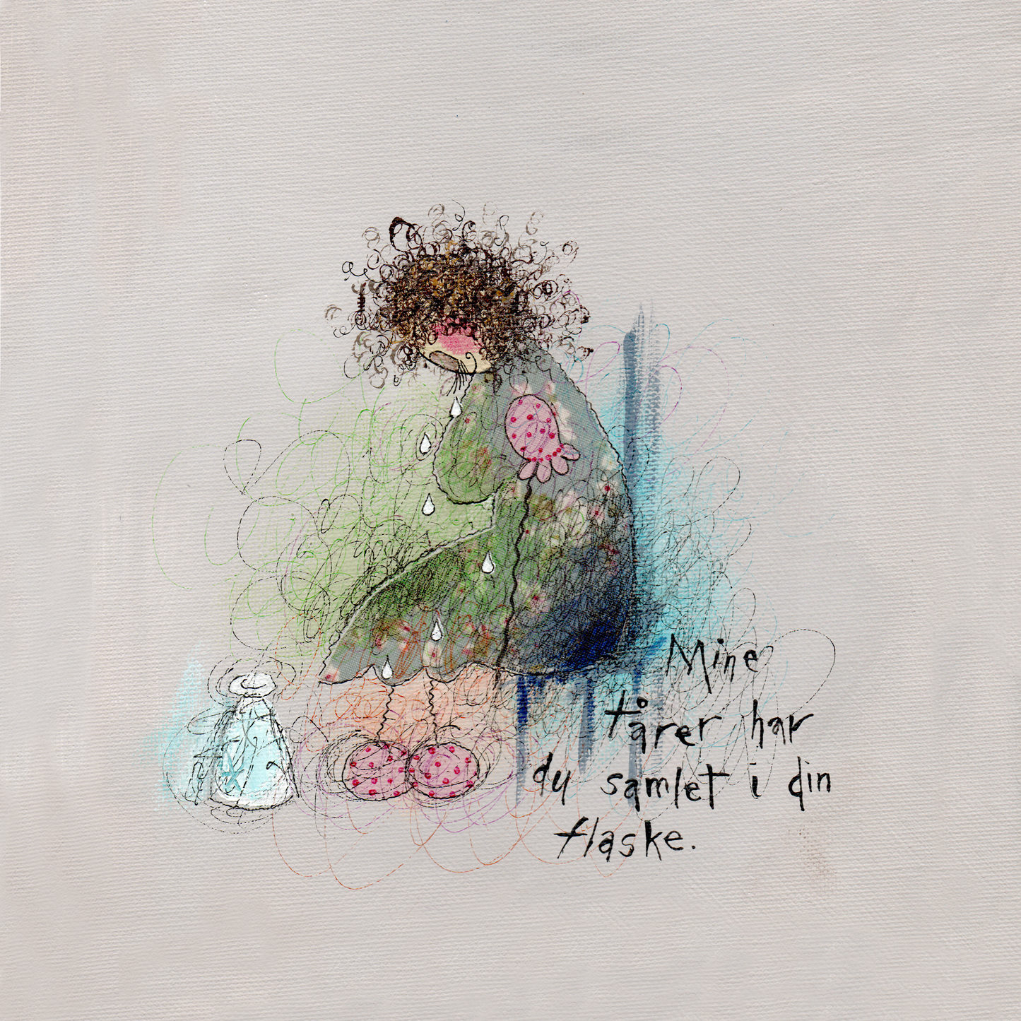 Mine tårer har du samlet i din flaske